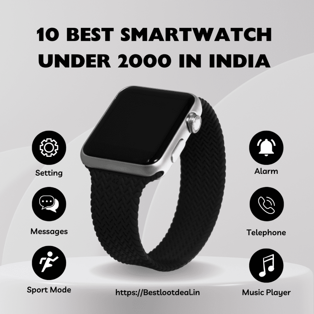 10 best smartwatch under 2000 in India